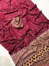 Wow New Ajrakh Satin Silk Printed Sarees Collection Wholesale Price In Surat